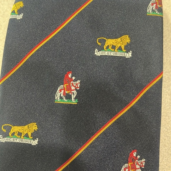 Men’s Maddocks & Dick LTD pure silk custom handmade tie Vintage - Picture 2 of 5